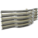 1947-1953 Chevy Truck Grille Assembly Chrome with Ivory Backsplash Includes Mounting Brackets.