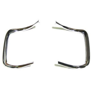 1968-1969 Dodge Charger Grille Corner Trim 2 Piece Set.