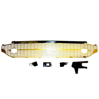 1957 Chevy One-Fifty Series Grille Complete Gold Black Brace 6 Pcs Set - Classic 2 Current Fabrication