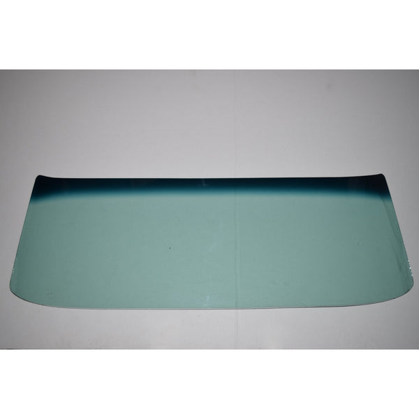 1962-1967 Chevy Nova 2 Door Hardtop Windshield Glass W/ Blue Band Green Tinted.