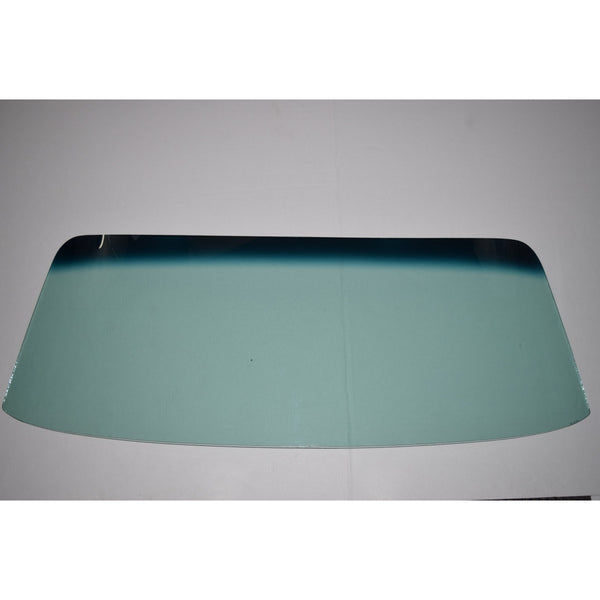 1968-1972 Chevy Nova 2 Door Windshield Glass W/O Antenna W/O Blue Band Green Tinted.