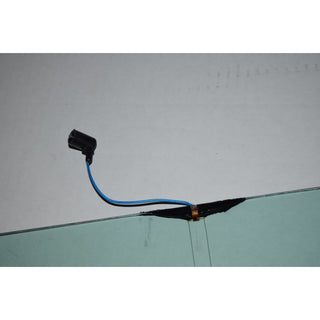 1968-1972 Chevy Nova 2 Door Windshield Glass W/ Antenna W/ Band Green Tinted.