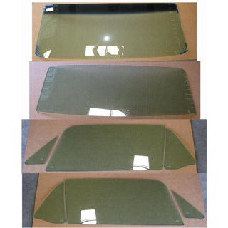 1964-1966 Ford Mustang Coupe Glass Kit 8 Piece Set Tinted.