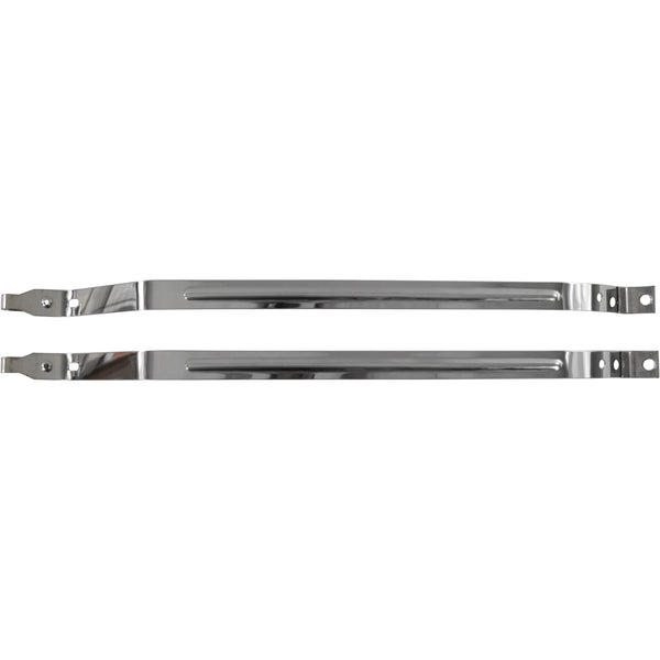 1967-1969 Chevy Camaro Fuel Tank Strap Set Stainless Steel.