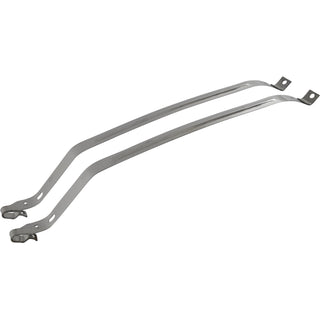 1968-1972 Chevy Nova Fuel Tank Strap Set Stainless Steel - Classic 2 Current Fabrication