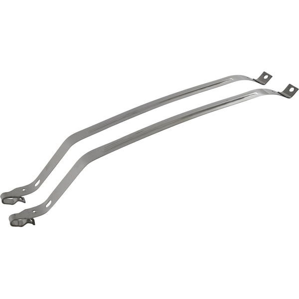 1968-1972 Chevy Nova Fuel Tank Strap Set Stainless Steel.