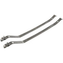 1967-1969 Chevy Camaro Fuel Tank Strap Set Stainless Steel.