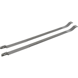 1970-1973 Chevy Camaro Fuel Tank Strap Set, 2 Piece, Stainless Steel - Classic 2 Current Fabrication