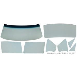 1968-1969 Chevy Camaro/Firebird Coupe Glass Kit Tinted W/ Band - Classic 2 Current Fabrication