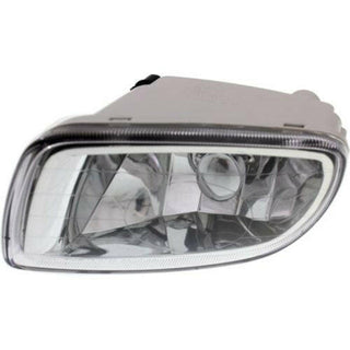 2001-2003 Hyundai Elantra Fog Lamp LH, Assy, Rectangular, Hatchback/sedan.