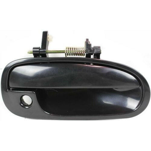 1996-2000 Honda Civic Front Door Handle RH, Outside, Black, W/ Keyhole.