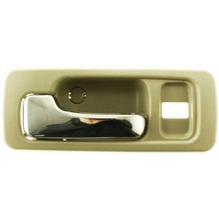 1990-1993 Honda Accord Front Door Handle LH Lever+beige Housing, Sedan.