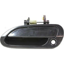1998-2002 Honda Accord Front Door Handle LH, Black, w/Keyhole, Sedan,.