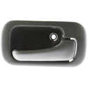 1992-1995 Honda Civic Front Door Handle RH, Gray, w/o Hole, w/o Power Lock, Sedan.