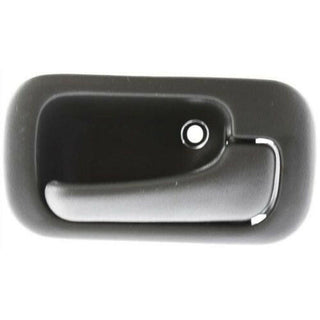 1992-1995 Honda Civic Front Door Handle RH, Gray, w/o Hole, w/o Power Lock, Sedan.
