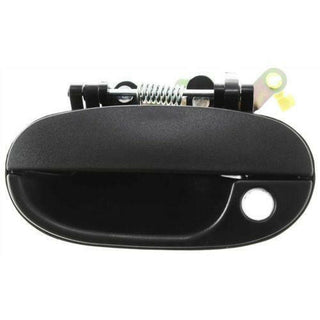 1995-1998 Hyundai Accent Front Door Handle LH, Assembly, Textured Black.