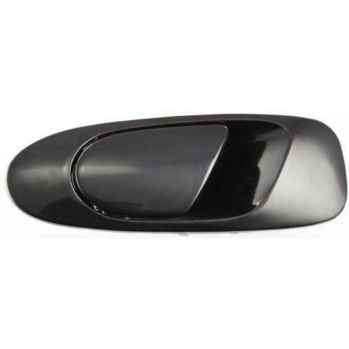 1992-1995 Honda Civic Rear Door Handle LH, Outside, Smooth Black.