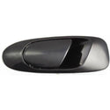 1992-1995 Honda Civic Rear Door Handle LH, Outside, Smooth Black.