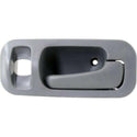 1992-1995 Honda Civic Rear Door Handle RH, Gray, w/Hole, w/Power Window, Sdn.