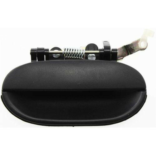 1995-1999 Hyundai Accent Rear Door Handle LH, Assembly, Outside, Black.