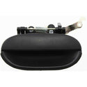 1995-1999 Hyundai Accent Rear Door Handle LH, Assembly, Outside, Black.