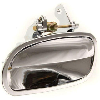 1996-2000 Honda Civic Rear Door Handle LH, Outside, All Chrome, W/o Keyhole - Classic 2 Current Fabrication