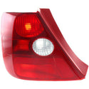 2002-2003 Honda Civic Tail Lamp LH, Lens And Housing, Hatchback.