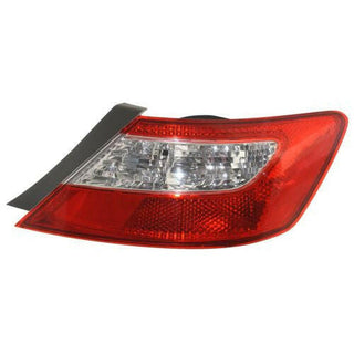2009-2011 Honda Civic Tail Lamp RH, Lens And Housing, Coupe - Capa.