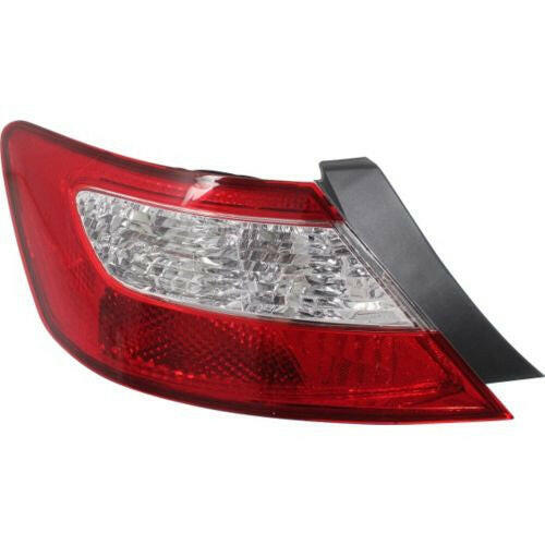 2009-2011 Honda Civic Tail Lamp LH, Lens And Housing, Coupe - Capa.