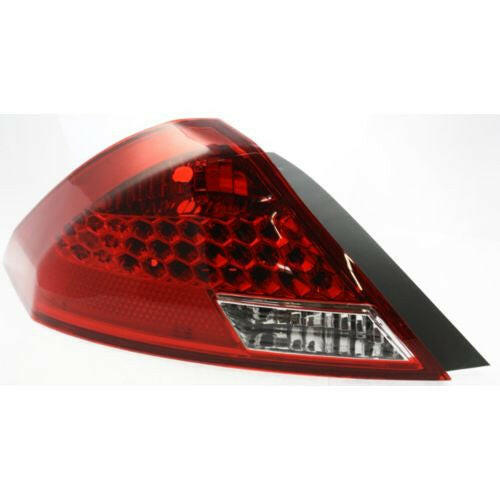 2006-2007 Honda Accord Tail Lamp LH, Lens And Housing, Black Rim, Coupe.