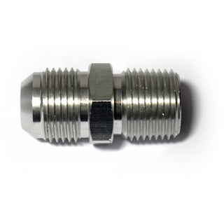 1981-1987 BUICK REGAL INTAKE MANIFOLD TO HEATER PIPE FITTING W/ SILVER ANODIZED.