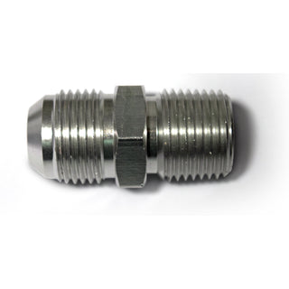 1981-1987 BUICK REGAL INTAKE MANIFOLD TO HEATER PIPE FITTING W/ SILVER ANODIZED.