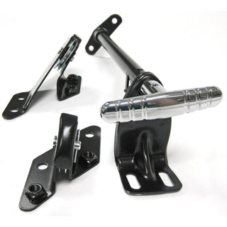 1957 Chevy Parking Brake Assembly Chrome Handle.