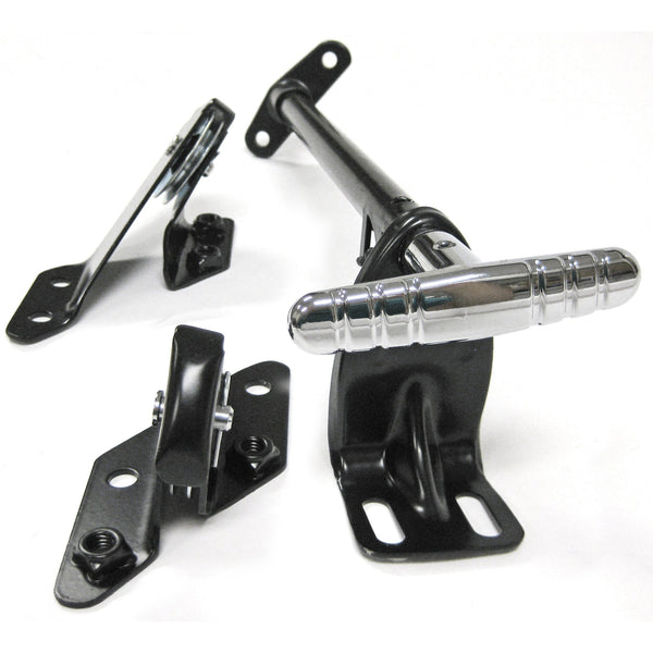 1957 Chevy Parking Brake Assembly Chrome Handle.