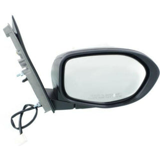 2014-2016 Honda Odyssey Mirror RH, Power, Non-heated, Manual Fold, Except Touring.