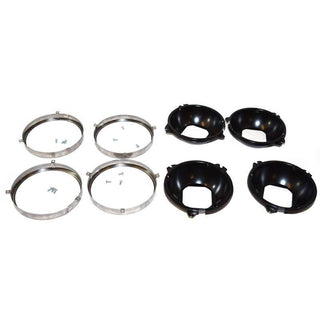 1964-1969 Pontiac GTO HEADLAMP MOUNTING BUCKETS SET.