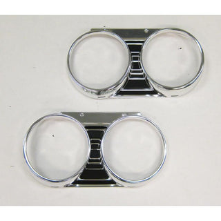 1967 Chevy Chevelle Head Light Bezel, Pair - Classic 2 Current Fabrication