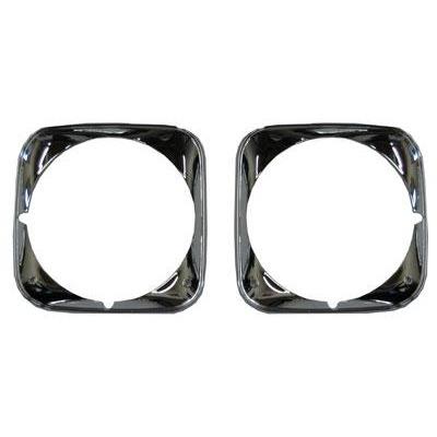 1971 Chevy El Camino Head Light Bezel, Pair.