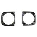 1972 Chevy El Camino Head Light Bezel, Pair.
