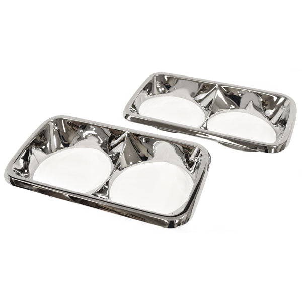 1969-1972 GMC Pickup Truck Headlight Bezel Pair.