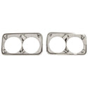1969-1972 GMC Pickup Truck Headlight Bezel Pair.