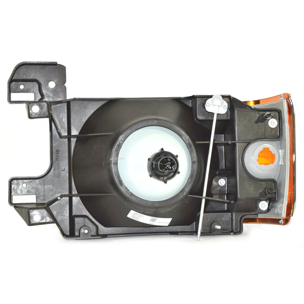 1987-1991 Ford Bronco/Pickup FT. HEAD LAMP -LH -W/BLACK & CHROME TRIM.