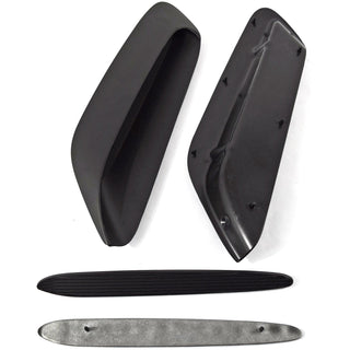 1970-1974 Plymouth Barracuda Dual Scoop Hood Ornament Set.