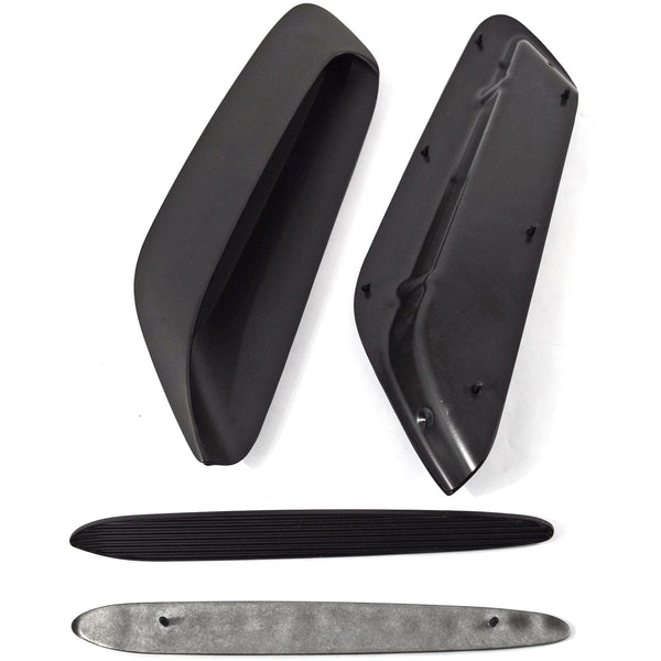 1970-1974 Plymouth Barracuda Dual Scoop Hood Ornament Set.