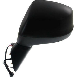 2012-2013 Honda Civic Mirror LH, Power, Non-heated, Manual Fold, Light Textured.