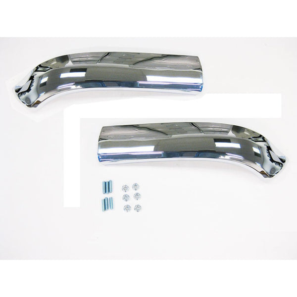 1957 Chevy Two-Ten Series Hood Bar Extension, Pair.