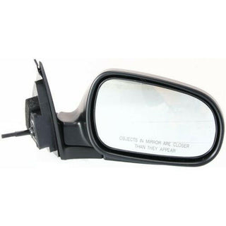 1990-1993 Honda Accord Mirror RH, Manual Remote, Non-heated, Manual Fold, Sedan.