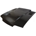 1987-1993 Ford Mustang STEEL EXTENDED COWL HOOD W/VENT LOUVERS.
