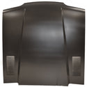 1987-1993 Ford Mustang STEEL EXTENDED COWL HOOD W/VENT LOUVERS.