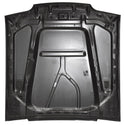 1987-1993 Ford Mustang STEEL EXTENDED COWL HOOD W/VENT LOUVERS.